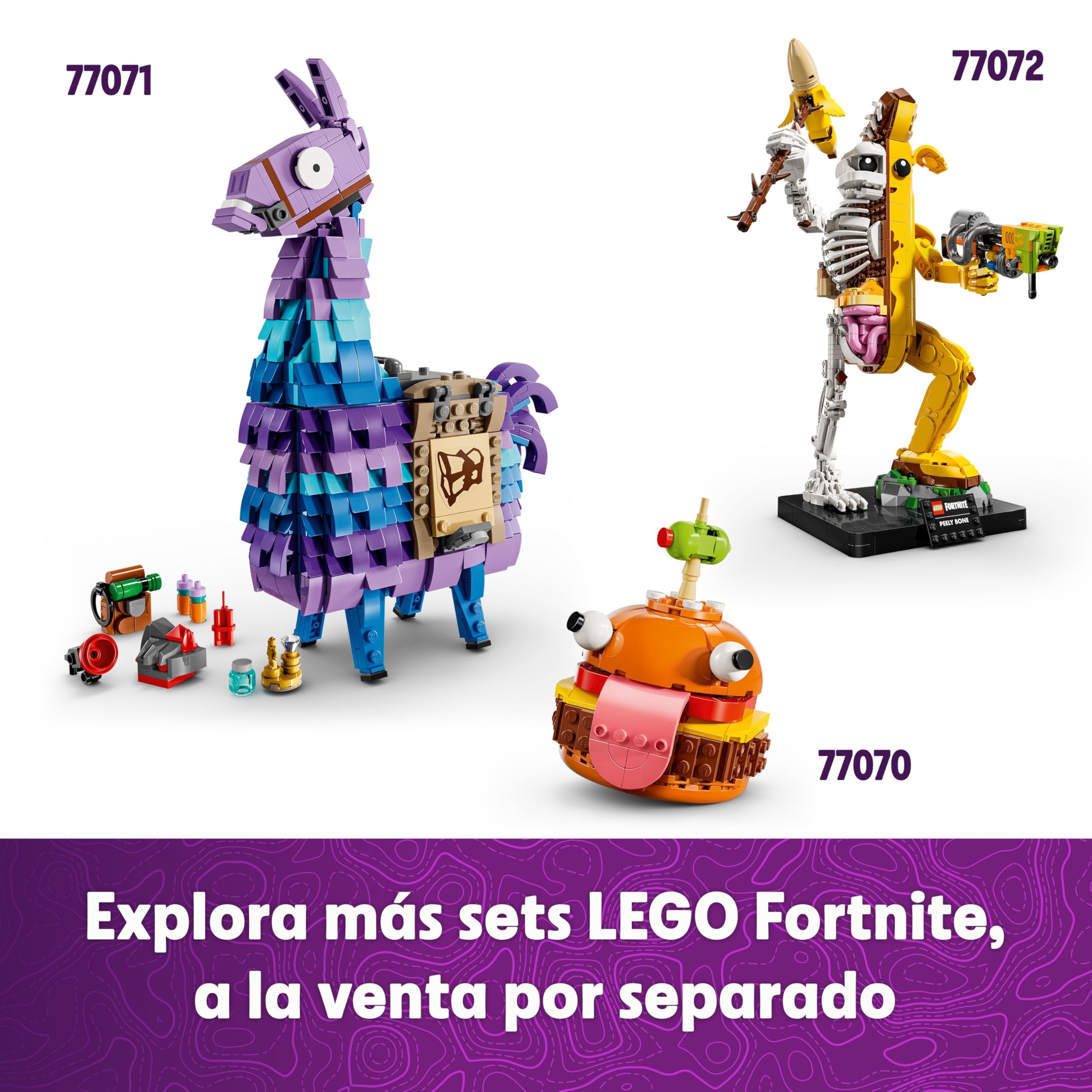LEGO Fortnite Autobús de Batalla - Vehículo del Videojuego con 9 Minifiguras de Personajes y Accesorios - Regalo Gamer para Niños y Niñas de 10+ Años y Adolescentes 77073