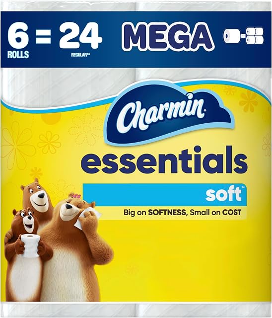 Charmin Soft Essentials Mega Rolls Toilet Paper