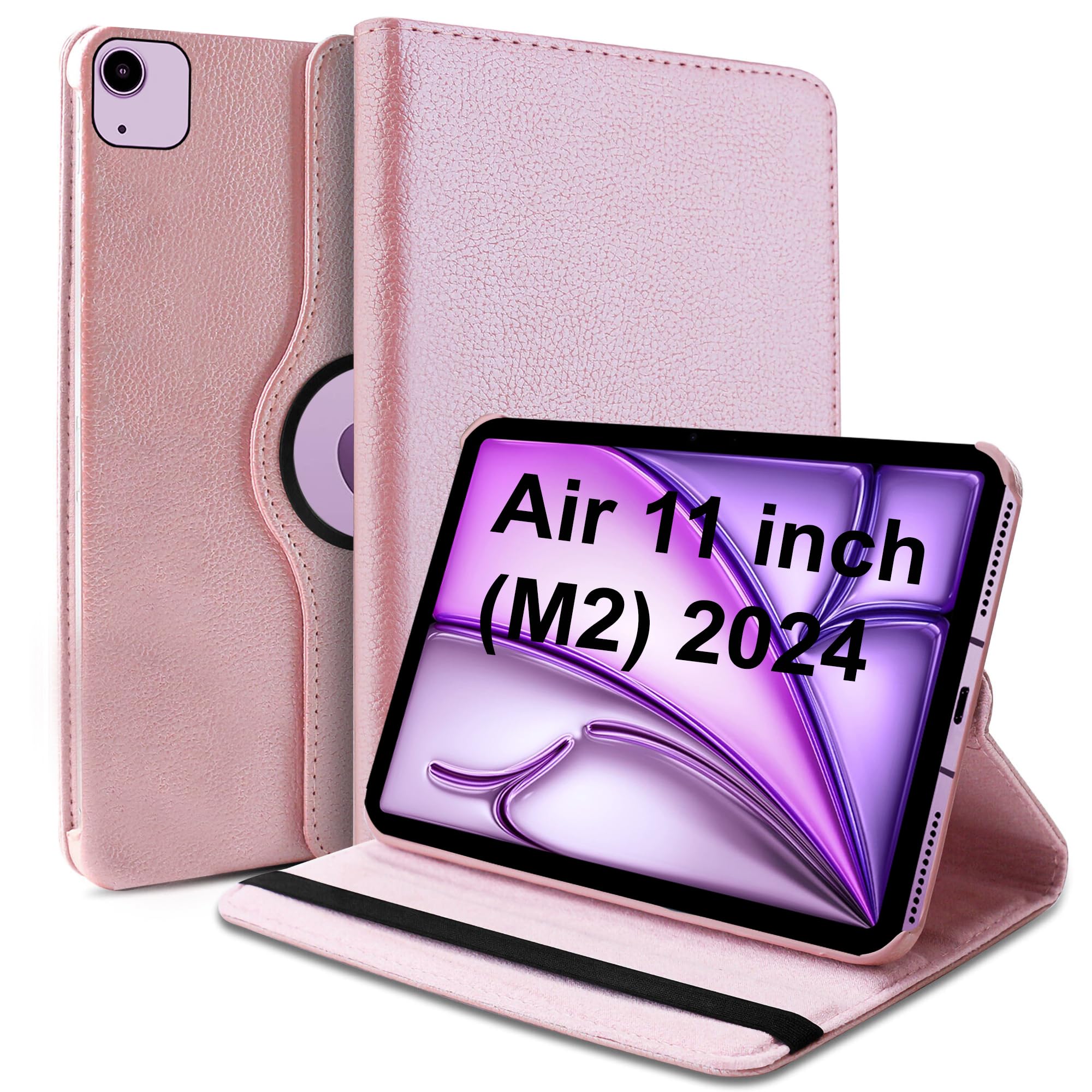 TGK 360 Rotatable Smart Flip Case Cover for iPad Air 11 inch M2 2024 (Rose Gold) (B0D424NZB7) Amazon Price History, Amazon Price Tracker