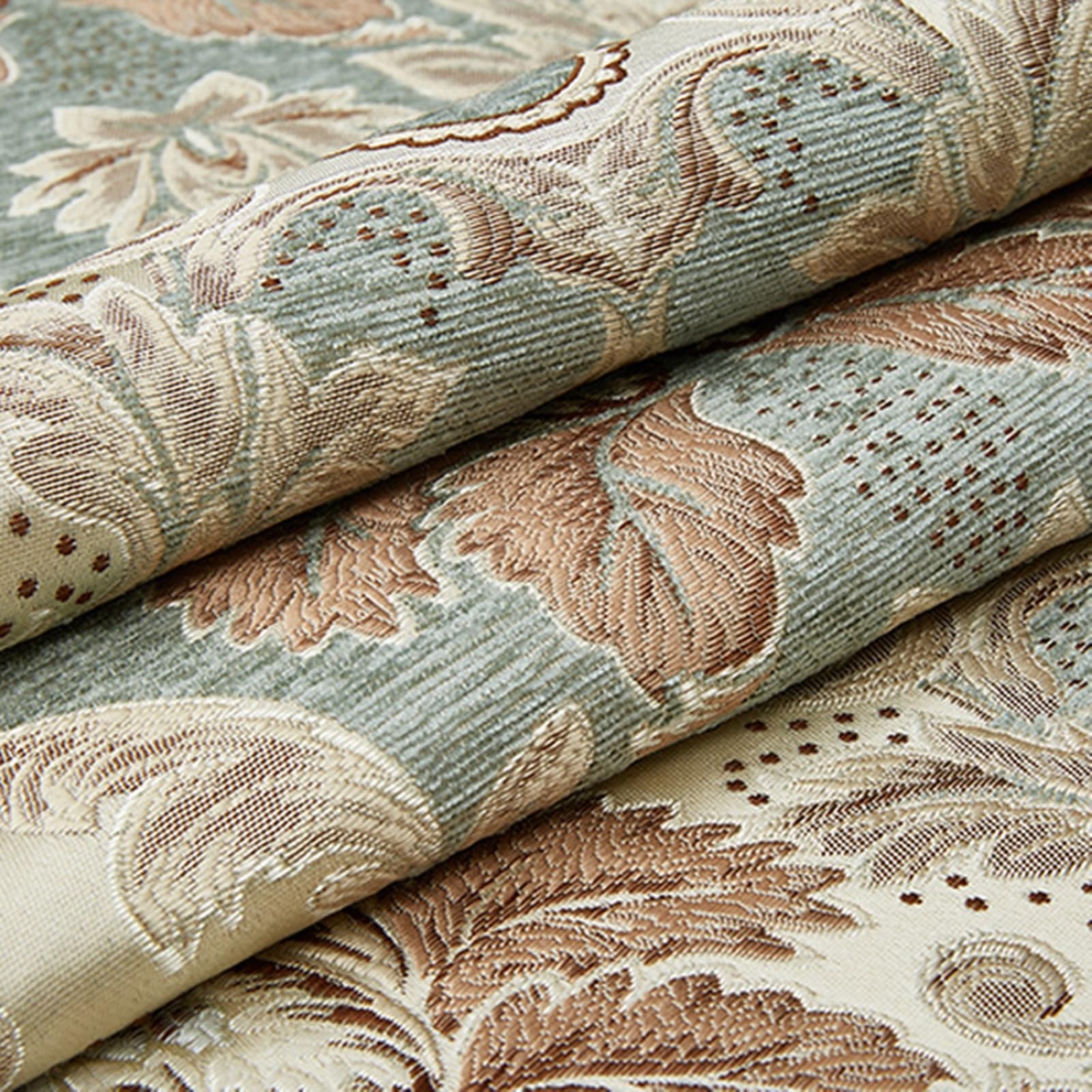 Tischläufer Modern Polyester, Tischläufer Hochzeit 35x260 cm, Nordisch Jacquard mit Floralem Muster und Quasten
