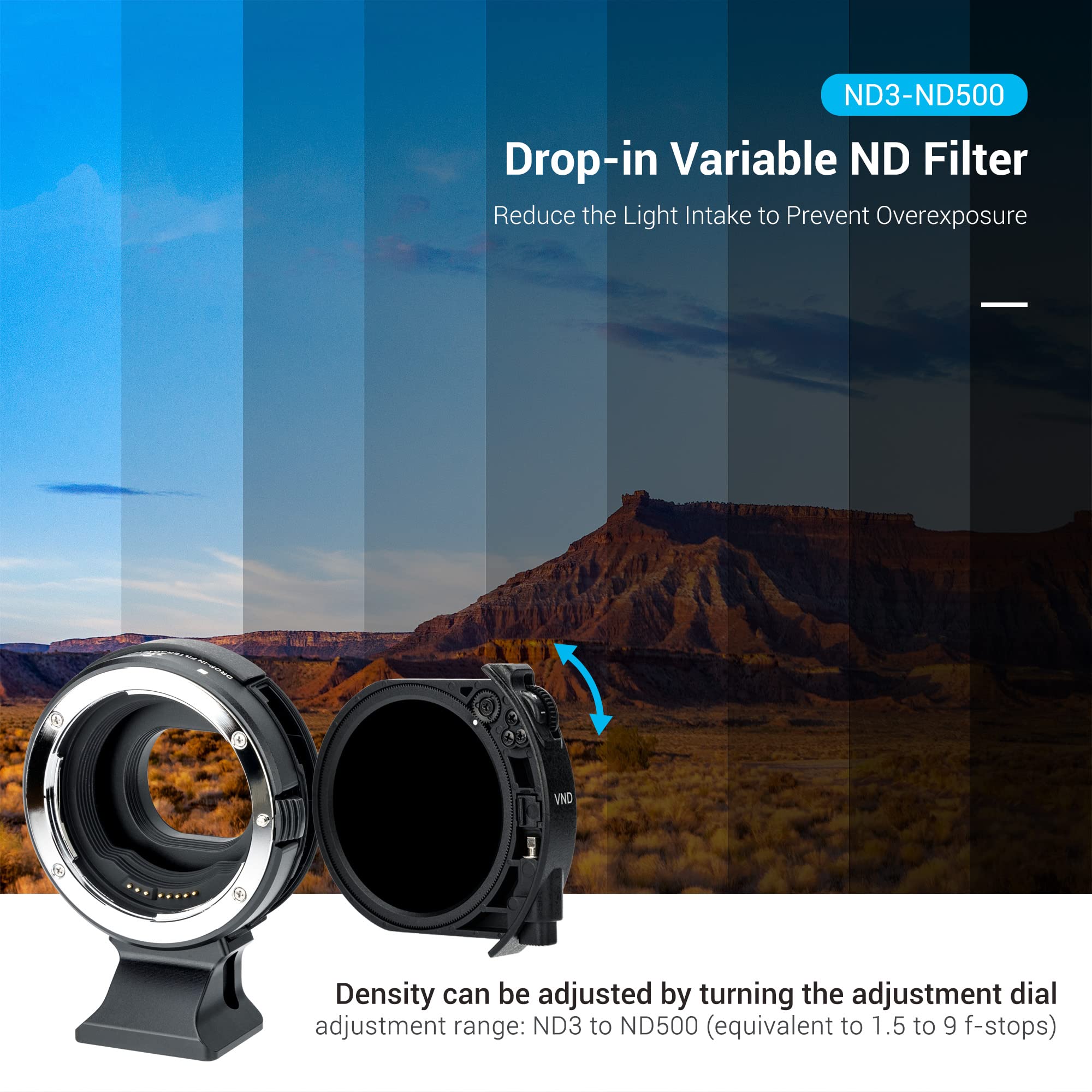 Amazon.com : JJC EF-EOS M Drop-in Filter Mount Adapter with