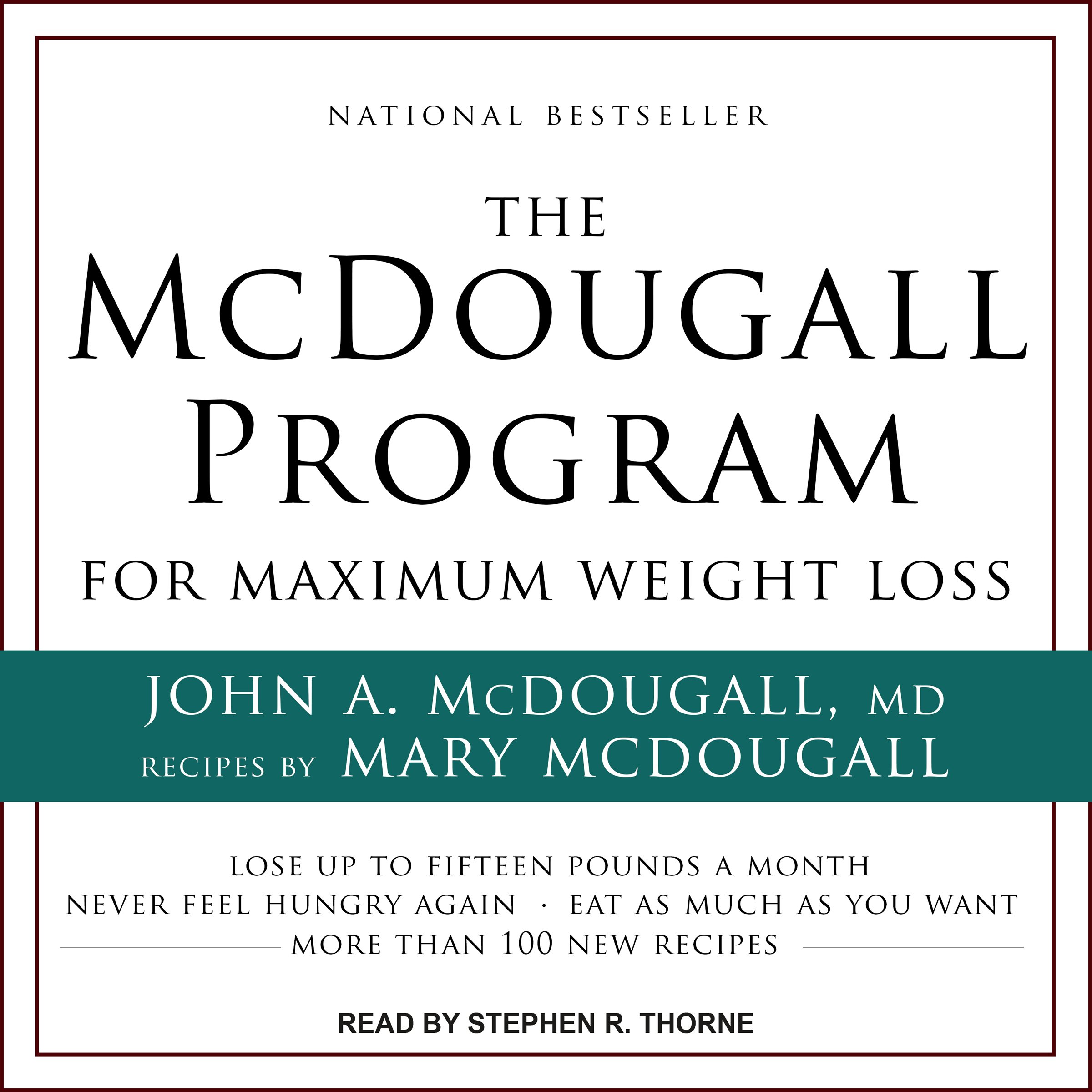 Cover art for The McDougall Program for Maximum Weight Loss