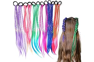 Rainbow Hair Extensions for Kids: Zany Accessories for Wacky Hair Day