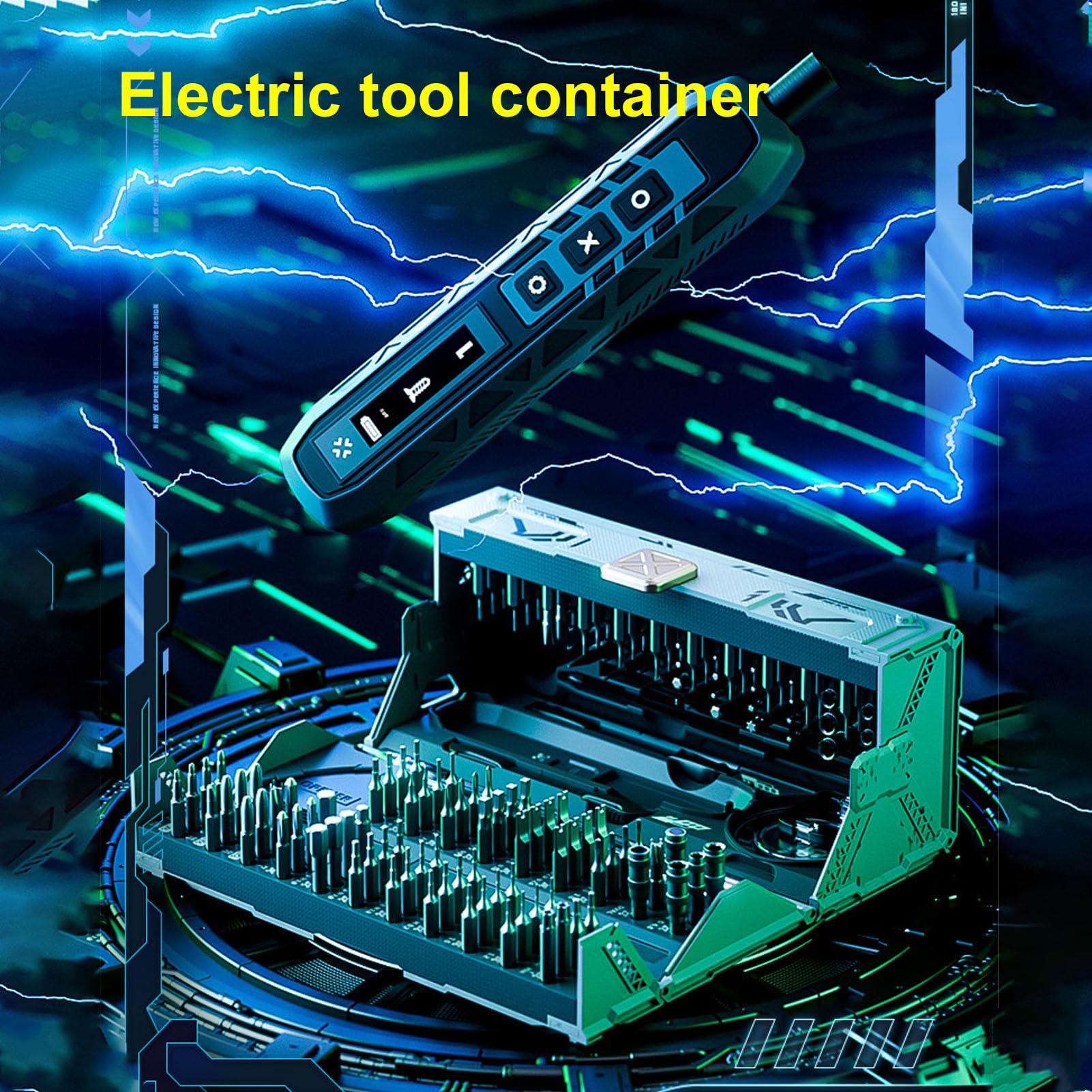 Zestaw Wkrętaków Elektrycznych 180 w 1, Mocny, Precyzyjny Zestaw Narzędzi do Naprawy Wkrętaków z grzechotką 180 w 1 z Pudełkiem i Ergonomicznym Uchwytem do Telefonu, Laptopa