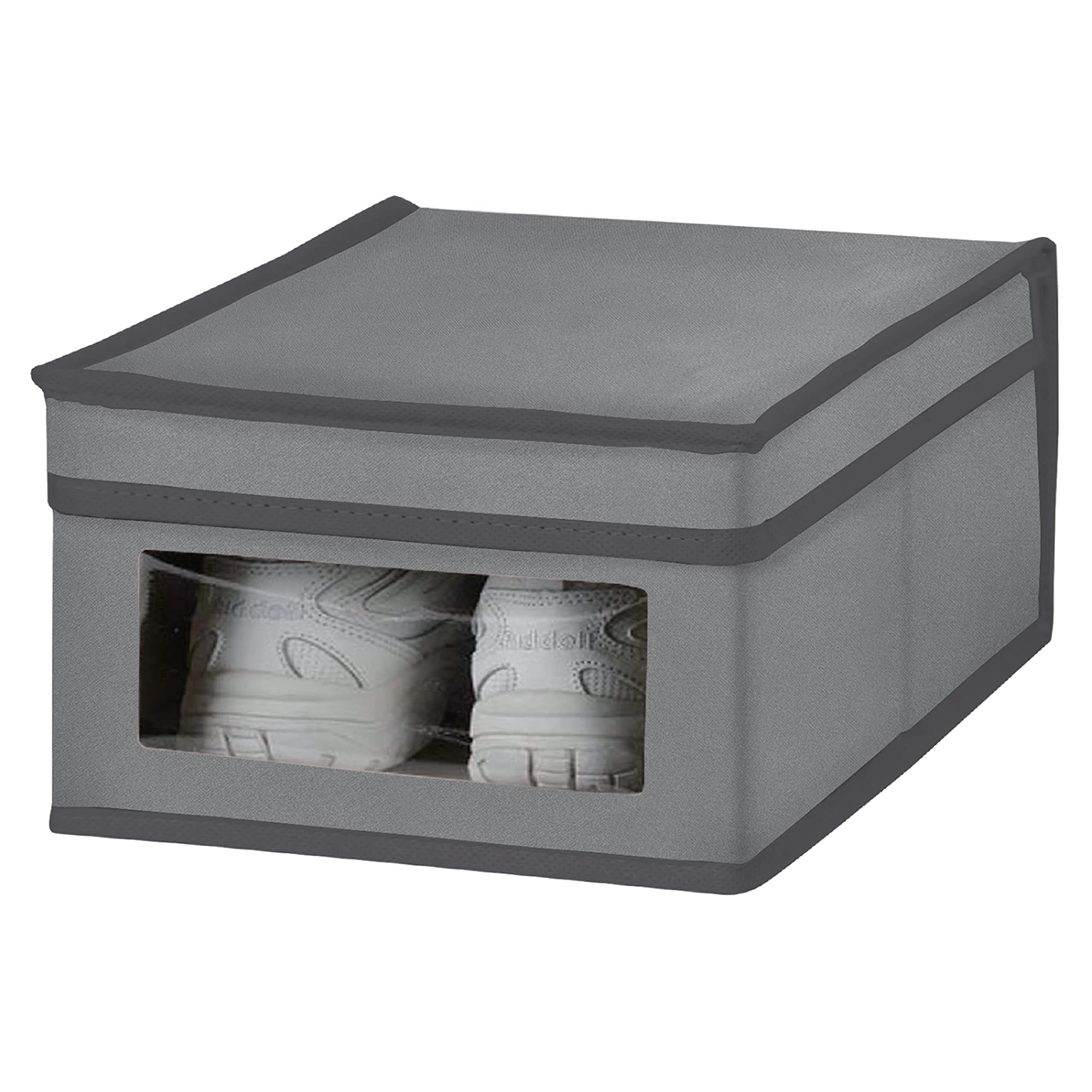 Arm & Hammer Bed Shoe Storage Box, Grey