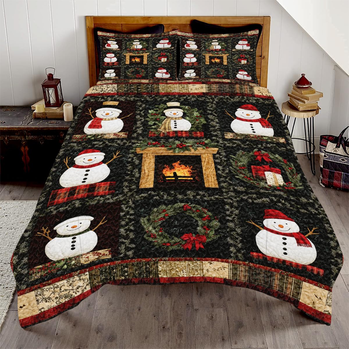Christmas Fox QA2511014CL Quilt main image 0