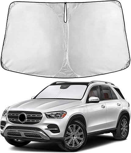 Miniatura 233 de EcoNour Parasol para parabrisas compatible con Hyundai Tucson 2016-2019 2020 2021, visera solar para parabrisas delantero y ventana, bloqueador