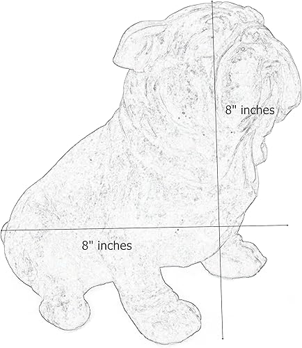 Miniatura 5 de Bellaa 23073 Bulldog - Figura de estatua 80in