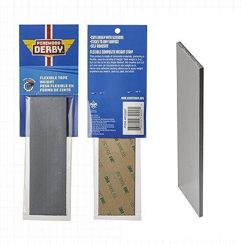 Pinewood Derby - Peso compuesto flexible