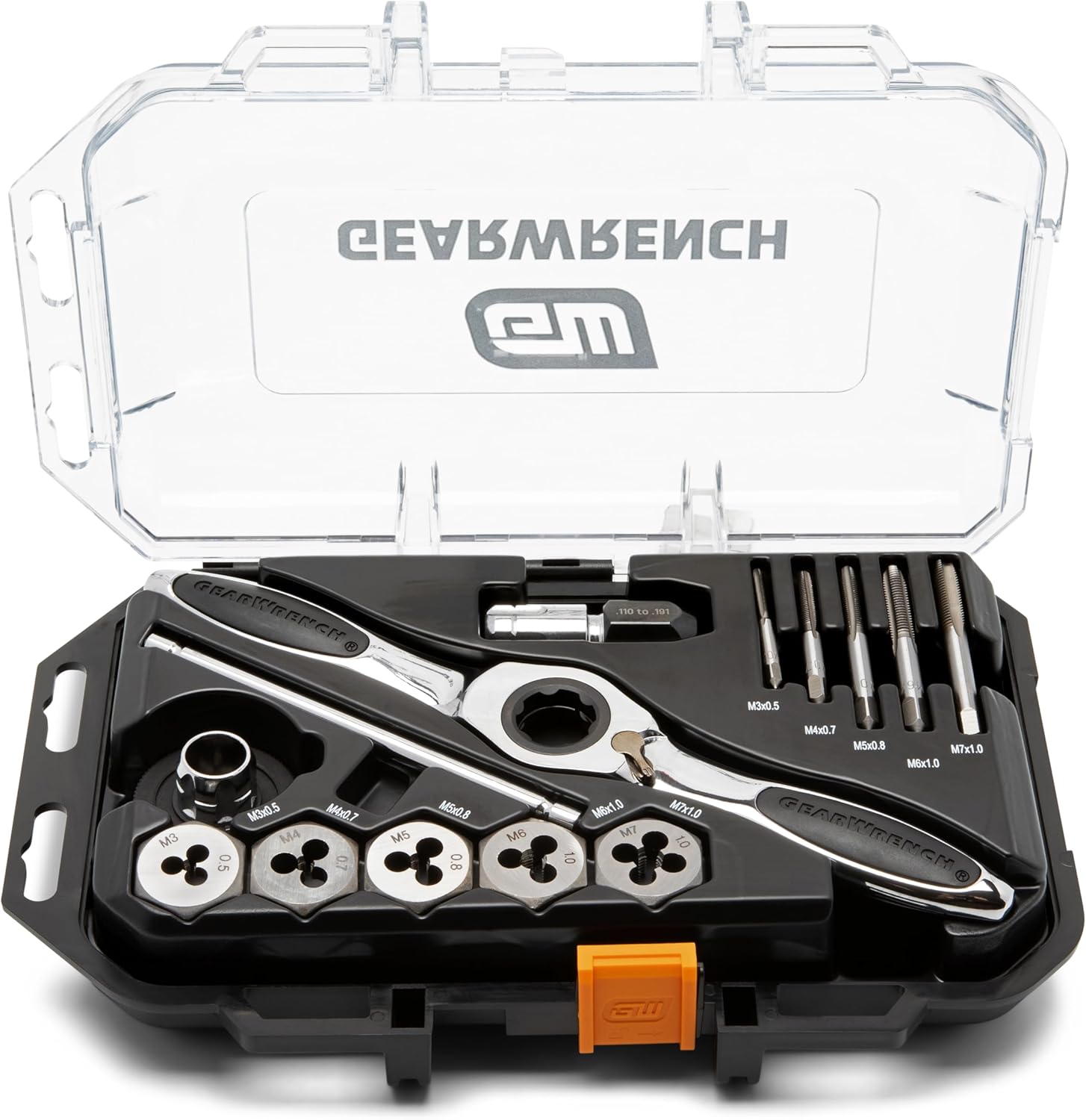 GEARWRENCH 27 Piece Metric Ratcheting Tap & Die Set | 82814