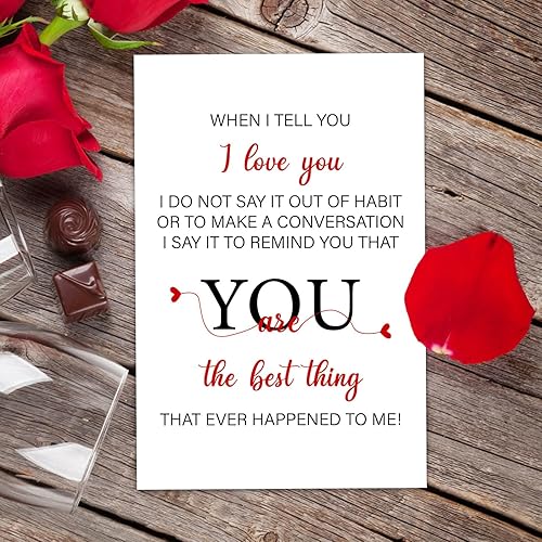 Miniatura 3 de Tarjetas románticas de San Valentín, tarjeta de amor, regalos de San Valentín de última hora, regalos de San Valentín para parejas, novio, marido,