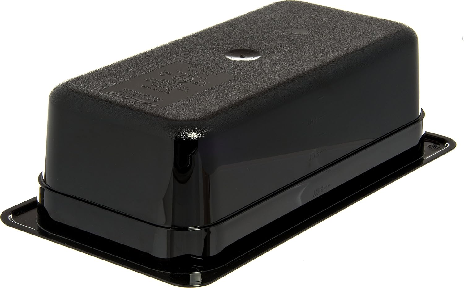 Carlisle FoodService Products 3086103 StorPlus High Heat Food Pan, 4" Deep, Third Size, Black - Image 3