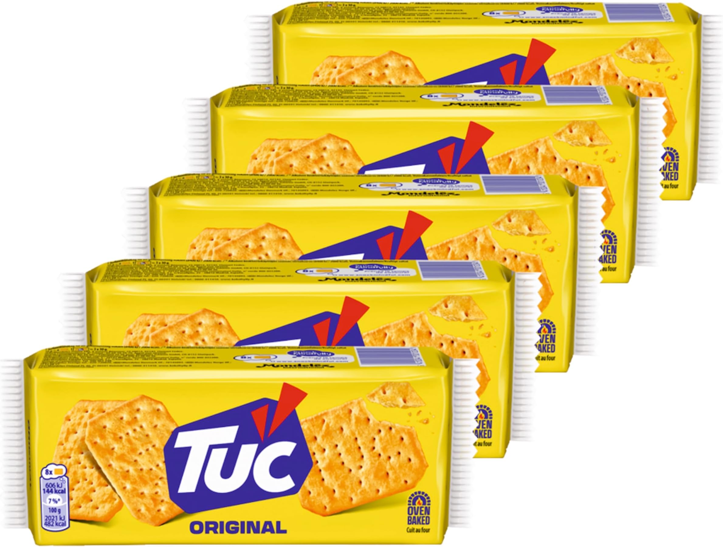 Tuc Snack Crackers - Flavour Original (100 gr) [PACK OF 5]