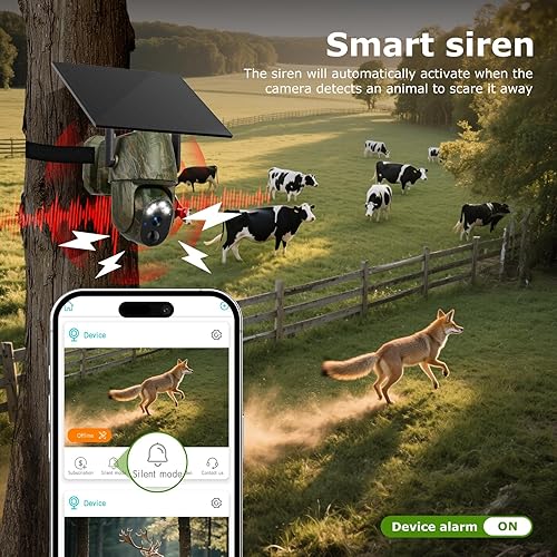 Miniatura 7 de Cámaras de Rastreo Celular 4G LTE, Cámara de Trail con Tarjeta SIM Incorporada, Sin Necesidad de WiFi, Cámara de Juego Activada por Movimiento con