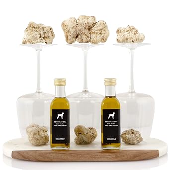 TRUFFLES USA Premium White Truffle Oil 3.4 fl oz - Truffle Infused Extra Virgin Olive Oil - Imported from Italy and Made with Rich, Natural Ingredients