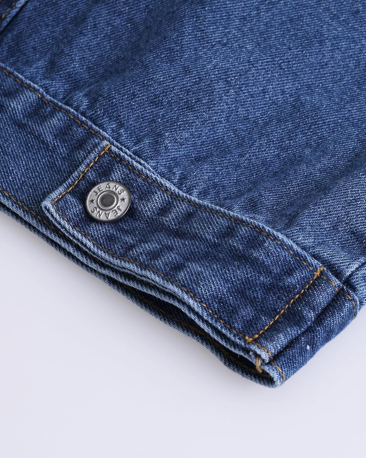 Kedera Women's Oversized Jean Jacket Long Blue Denim Jacket Long Sleeve Button Down Trucker Jacket Shacket Fall Coats - Image 5