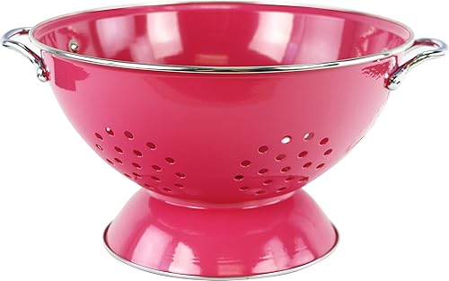 Miniatura 32 de Colador de Reston Lloyd, color azul índigo, 1 Cuarto de galón, Rojo Rojo -,Índigo,Limón,Naranja,Negro