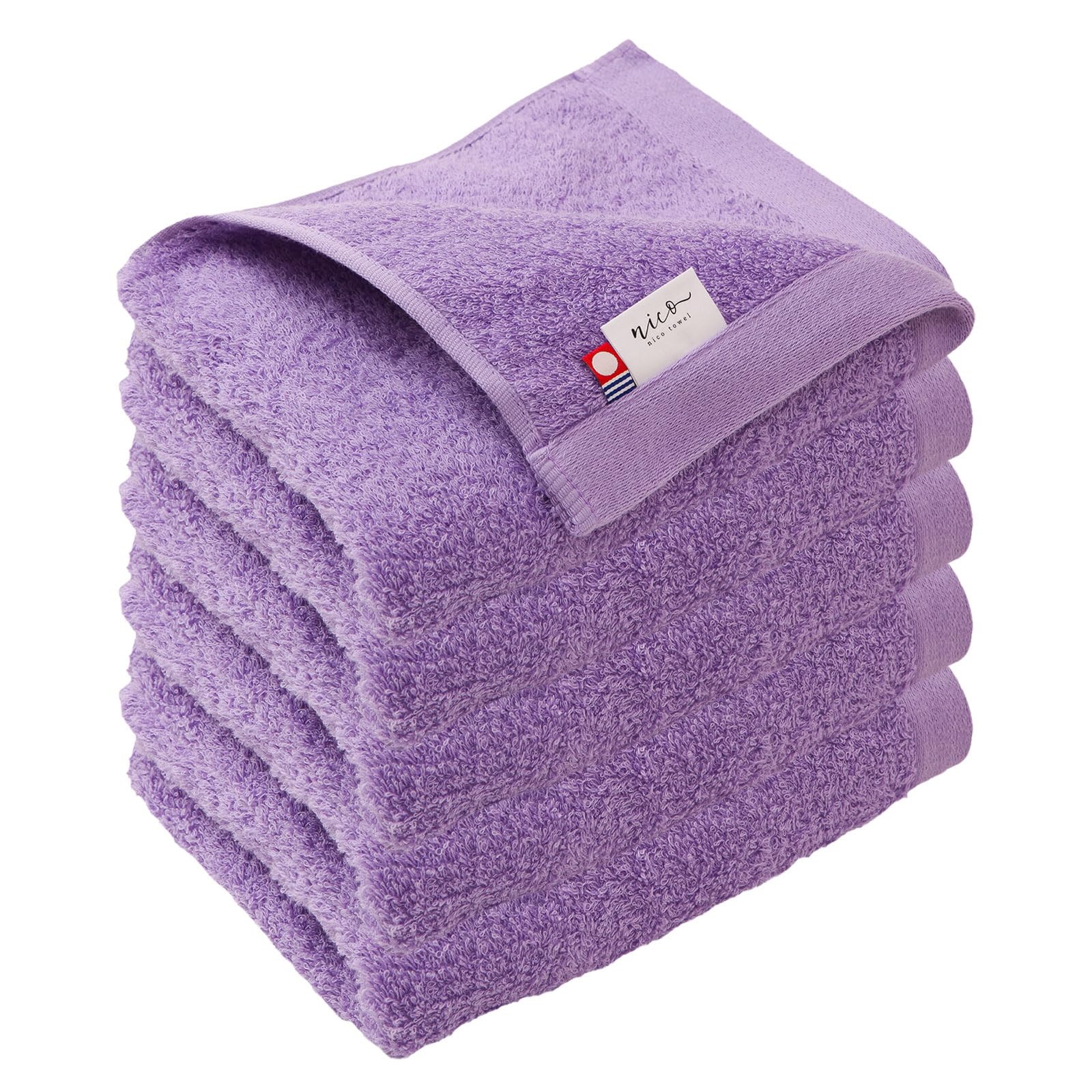 Imabari Face Towels, Set of 5, Iris