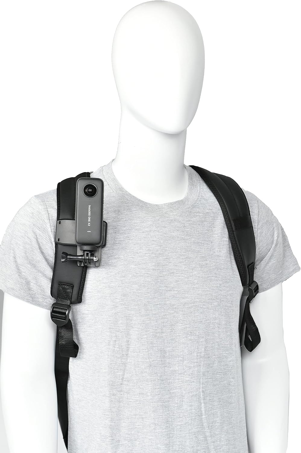 VGSION Camera Accessory Kit for Insta360 X3- Chest Mount+ Head Mount+Wrist Strap+ Backpack Clip Mount for Insta360 One X3/ One X2/ Insta360 One RS/ Go2 Compatible with GoPro Hero 11/ Hero 9/ Hero 8