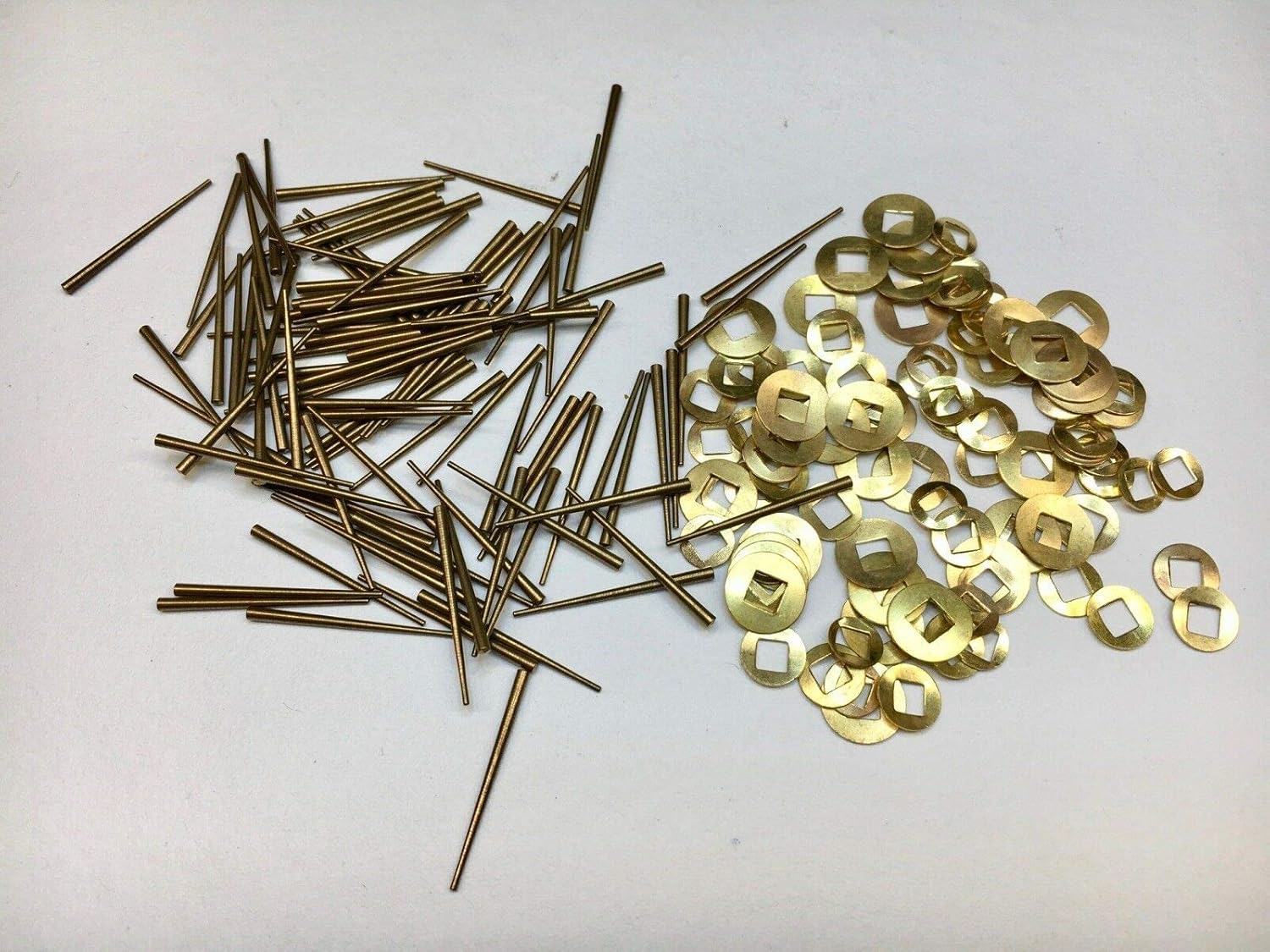 Tools and Replacement for Clock. Clock Repair Brass Square Washers and