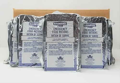 Mainstay - Raciones alimentarias de emergencia enriquecidas con vitaminas y minerales para kits de emergencia, kits de supervivencia y preparación