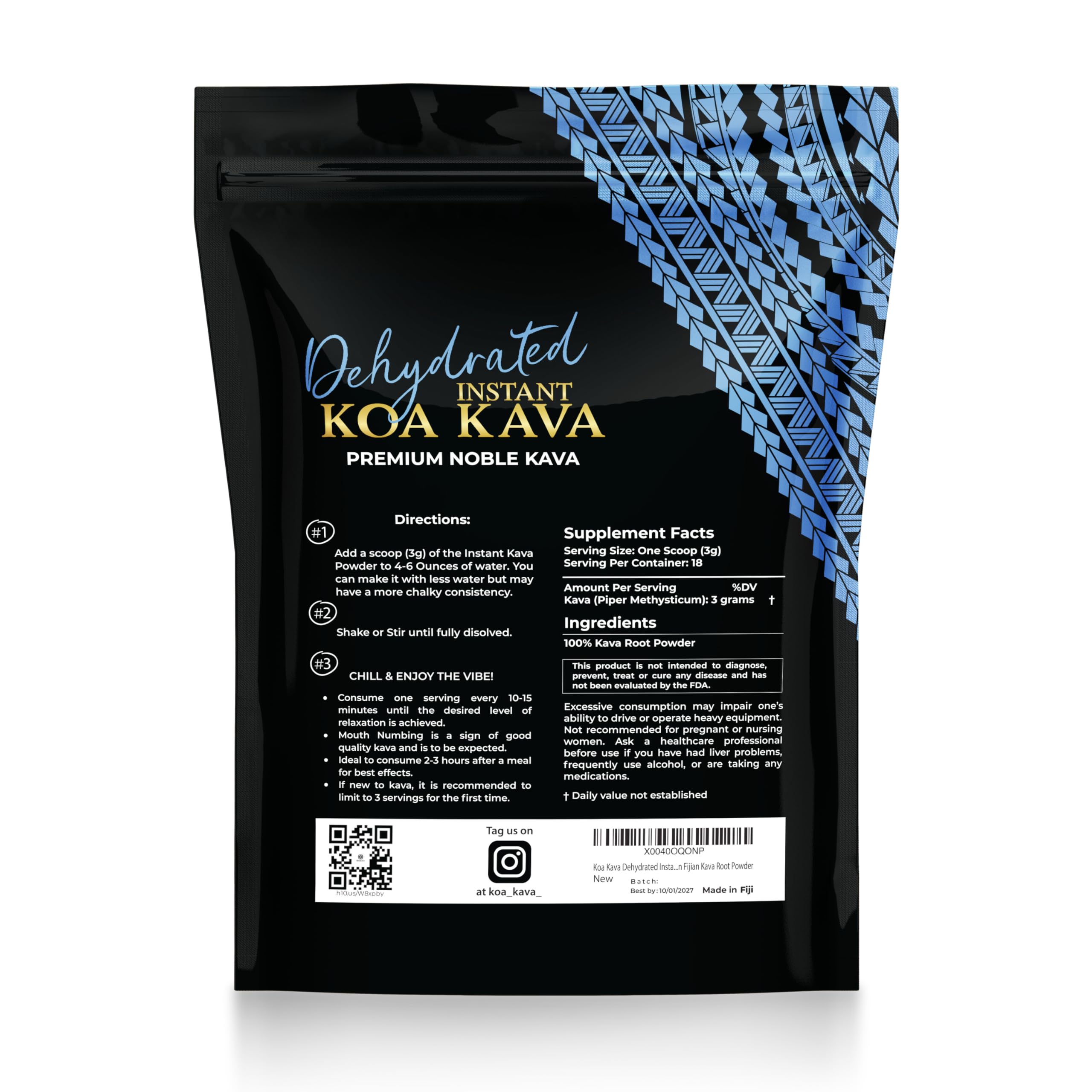 Koa Kava Dehydrated Instant Kava Root Powder, Not Micronized, 2 oz — Amazon image 9