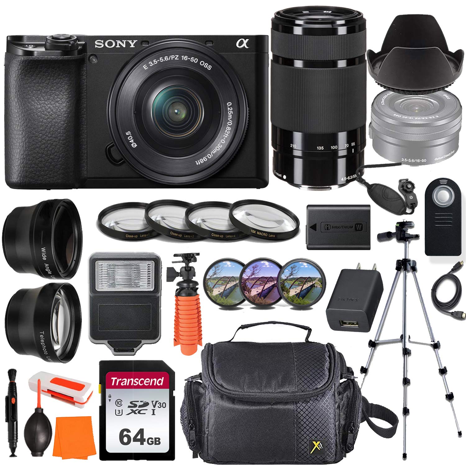 Sony a6100 デジタル一眼レフ ミラーレスカメラ バック付 Amazon | ソニー α A6100 ミラーレスカメラ | ミラーレス一眼 通販