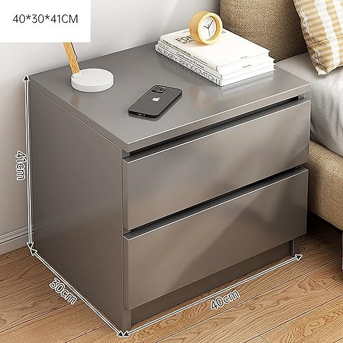 Miniatura 9 de Mesita de noche, mesas auxiliares anchas para sala de estar, archivador de almacenamiento con cajones deslizantes y estante para oficina en casa