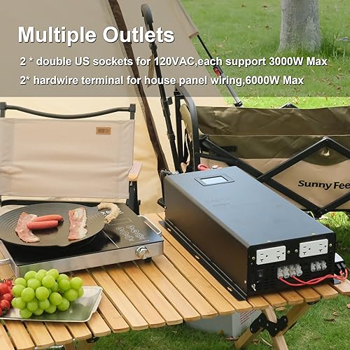 Vista 22 de WZRELB RBP300012 3000W 12V 110 ~ 120V Inversor de energía solar de onda sinusoidal pura DC al sistema de CA