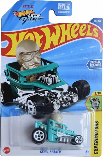 Hot Wheels Skull Shaker, Experimotors 3/10 [Green] 118/250