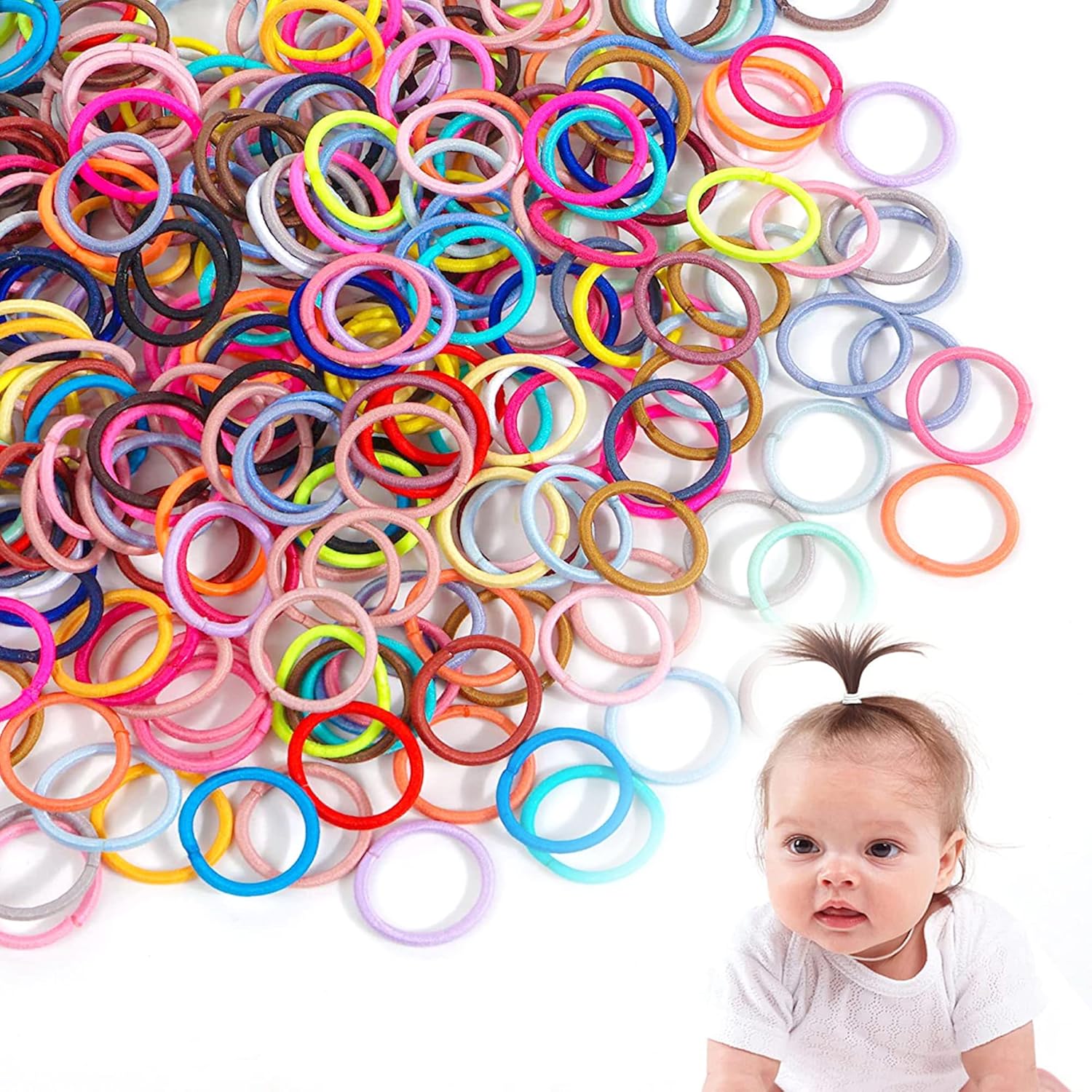 300 Small Hair Ties for Babies and Toddlers Bangladesh Ubuy