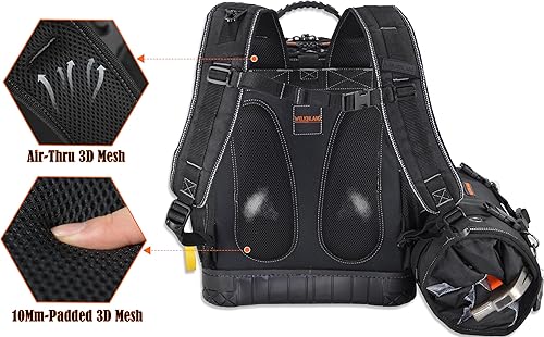 Miniatura 6 de Mochila de herramientas y rollo de herramientas, socio perfecto a la moda