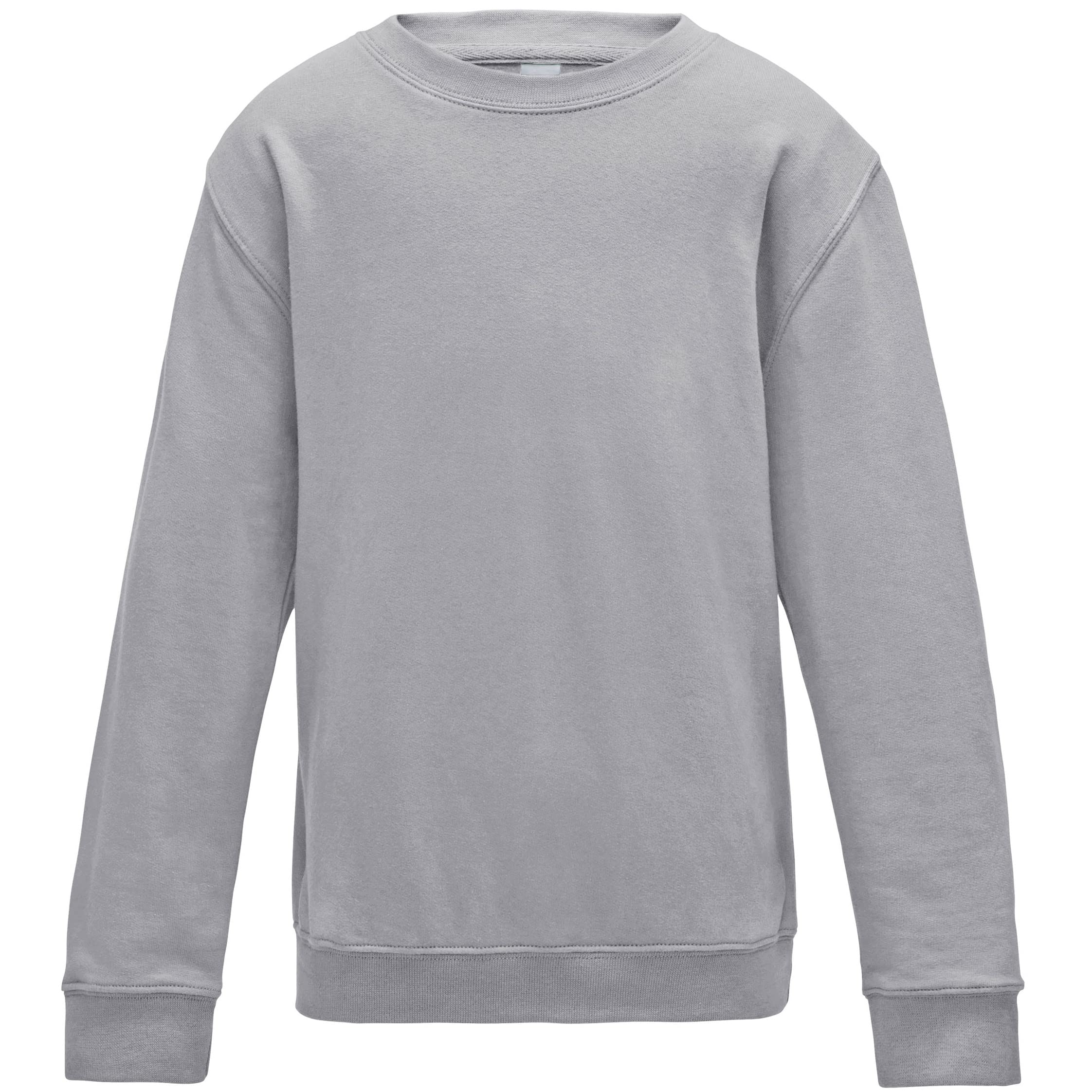 AWDis Just Hoods JH30J Kids Sweatshirt - Heather Grey - 1-2 Years