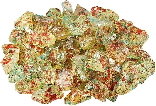 Miniatura 1 de Rockcloud Cristales recubiertos de titanio natural de 1/2 lb para envoltura de alambre, fabricación de joyas, curación de cristales Wicca y Reiki,