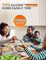 Vista 10 de Midea WideMax Olla de presión eléctrica 12 en 1, 6.17 L, 12 ajustes preestablecidos, olla programable multifuncional de cocción lenta, arrocera