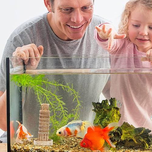 Miniatura 3 de Amosfun 3 piezas Torre inclinada de Pisa Modelo de resina Decoración Torre Coleccionable Figura pecera Paisaje Arquitectura Modelo de Edificio de