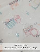 Vista 6 de QUEENLALA Cesta de almacenamiento grande, cesta de lavandería, baño, decoración del hogar, cesta de almacenamiento redonda plegable, canasta