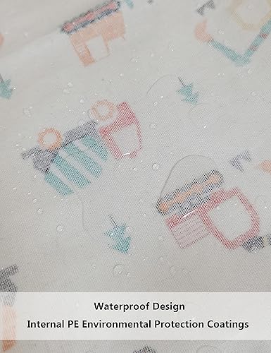 Miniatura 6 de QUEENLALA Cesta de almacenamiento grande, cesta de lavandería, baño, decoración del hogar, cesta de almacenamiento redonda plegable, canasta para