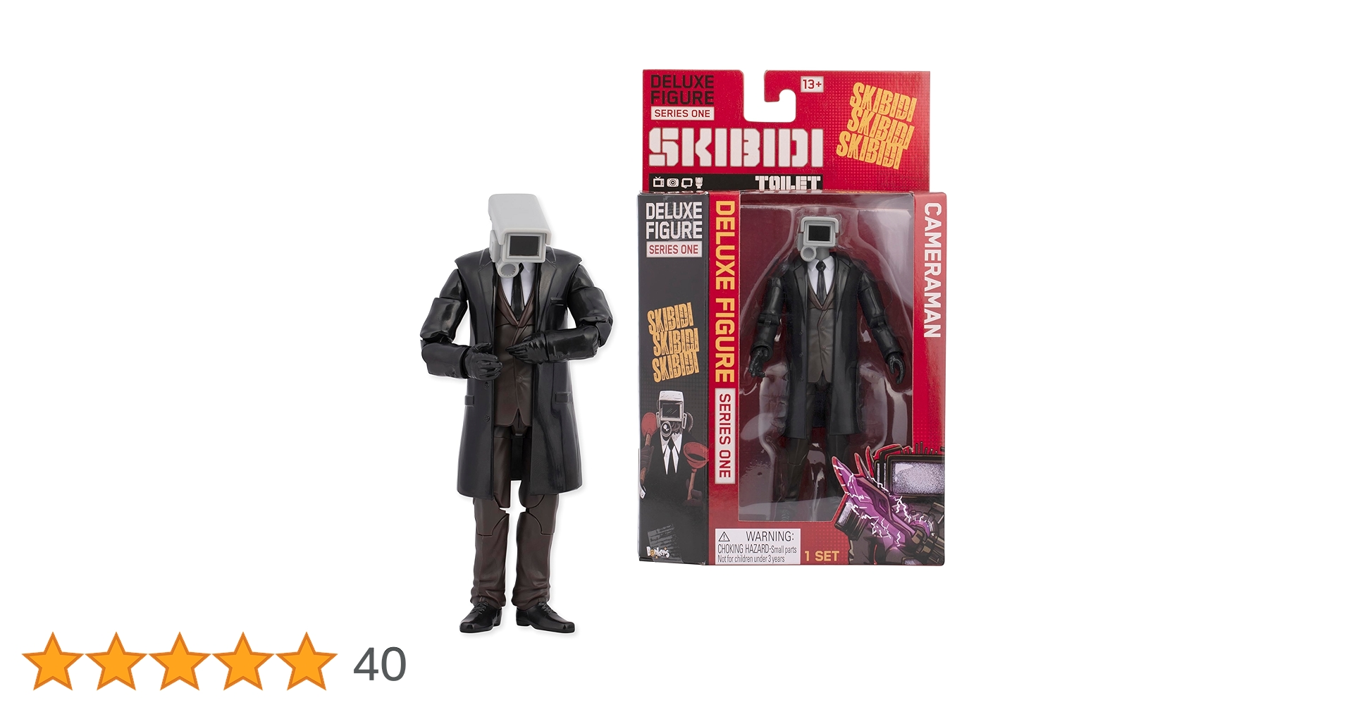 Skibidi Toilet DX アクションフィギュア カメラマン Amazon.com: SKIBIDI Toilet Deluxe 6 inch Figure, Cameraman