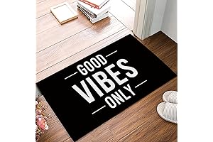 Good Vibes Only Doormat: Invite Calm into Your Home with a Chill Vibes Rug