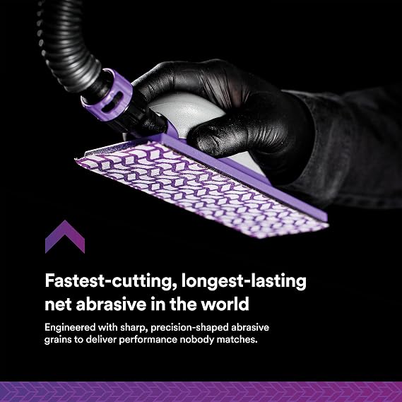 3M Cubitron II Net Sheet Roll 34564, Fastest-Cutting, Longest-Lasting, Dust Capture, 70 mm X 10 M, 180+ grade