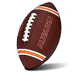 Franklin Sports Auburn Tigers Kids NCAA Youth Football - Official College Team Junior Footballs with Team Logos for Kids - Junior Size PVC Ball - Backyard + Tailgate Ball - 8.5