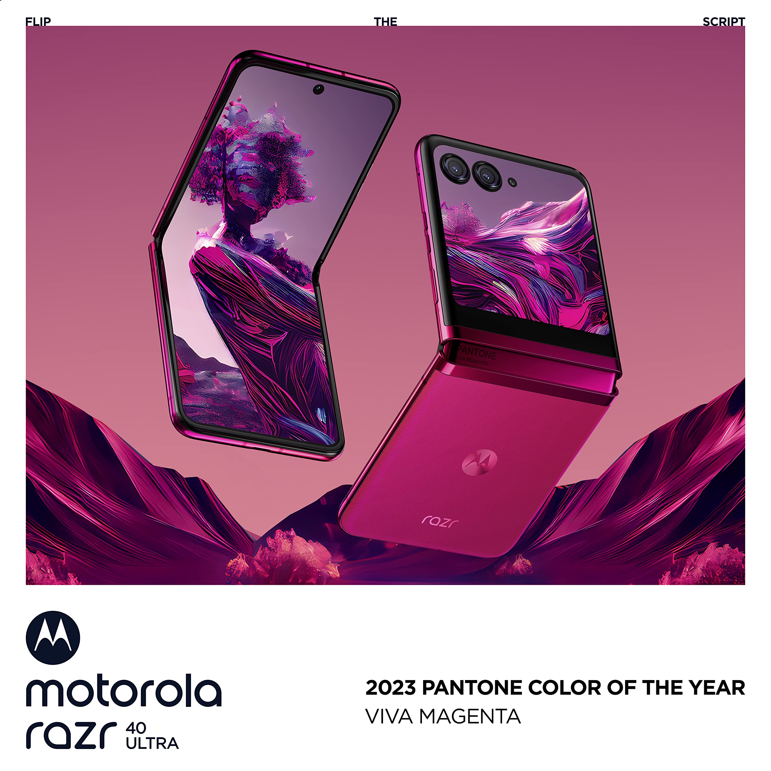 【値下げ】motorola razr 40 ultra　viva magenta Motorola Razr 40 Ultra 5G Viva Magenta 256GB + 8GB Dual-SIM