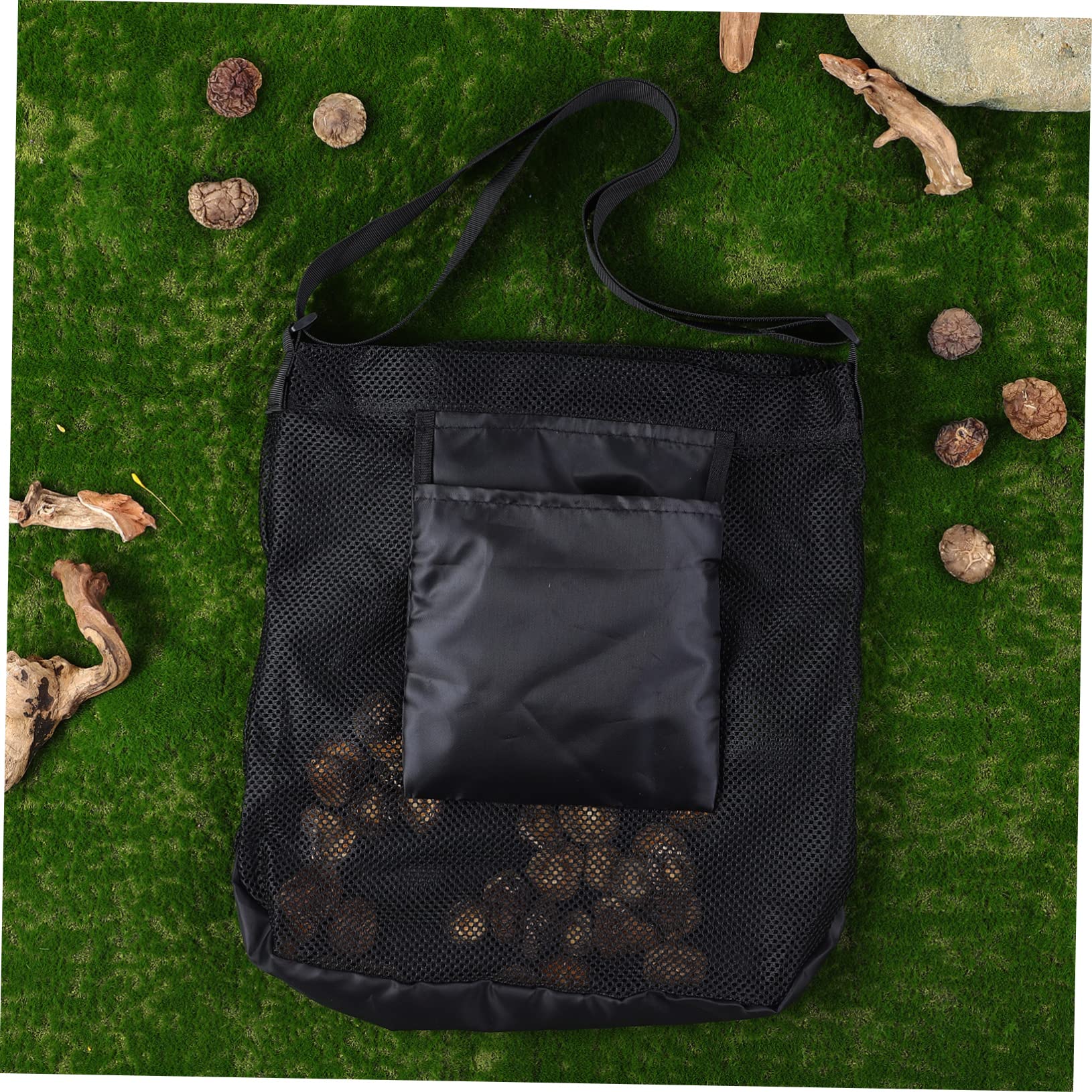 2piezas Bolsa Para De Malla Transpirable Bolsas Para Recolección De Hongos Con Correa Hombro Para Recolectar Al Aire