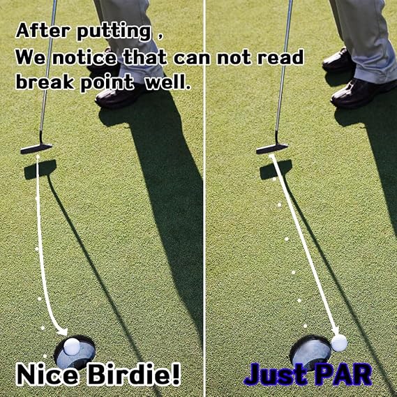 BIRDIE79 Slope Master Pro Green Reader - 1.5m（4.9フィート）以内対応 - 高精度のグリーンリーディング補助機能付き、男女兼用のゴルフハットクリップボールマーカー