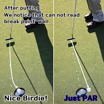 BIRDIE79 Slope Master Pro Green Reader - 1.5m(4.9フィート)以内対応 - 高精度のグリーンリーディング補助機能付き、男女兼用のゴルフハットクリップボールマーカー