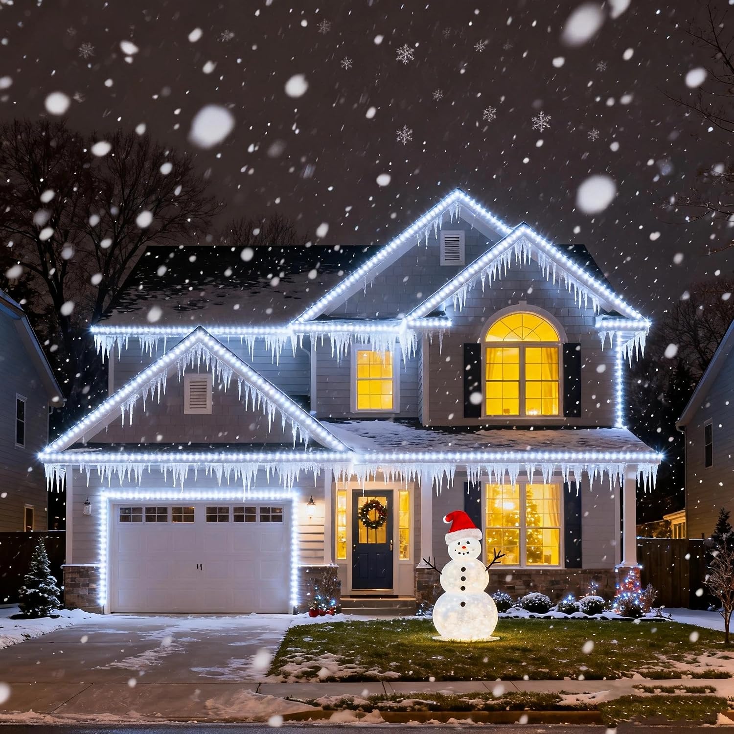 150ft LED Rope Lights Outdoor Waterproof, LED Strip Lights for Indoor Outdoor Rope Lighting Garden,Patio,Bedroom,Party,Pool,Indoor Outdoor Xmas Decoration(Cold White)