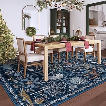 Amazon.com: OJIA Jungle Print Rugs for Living Room 8x10 Washable