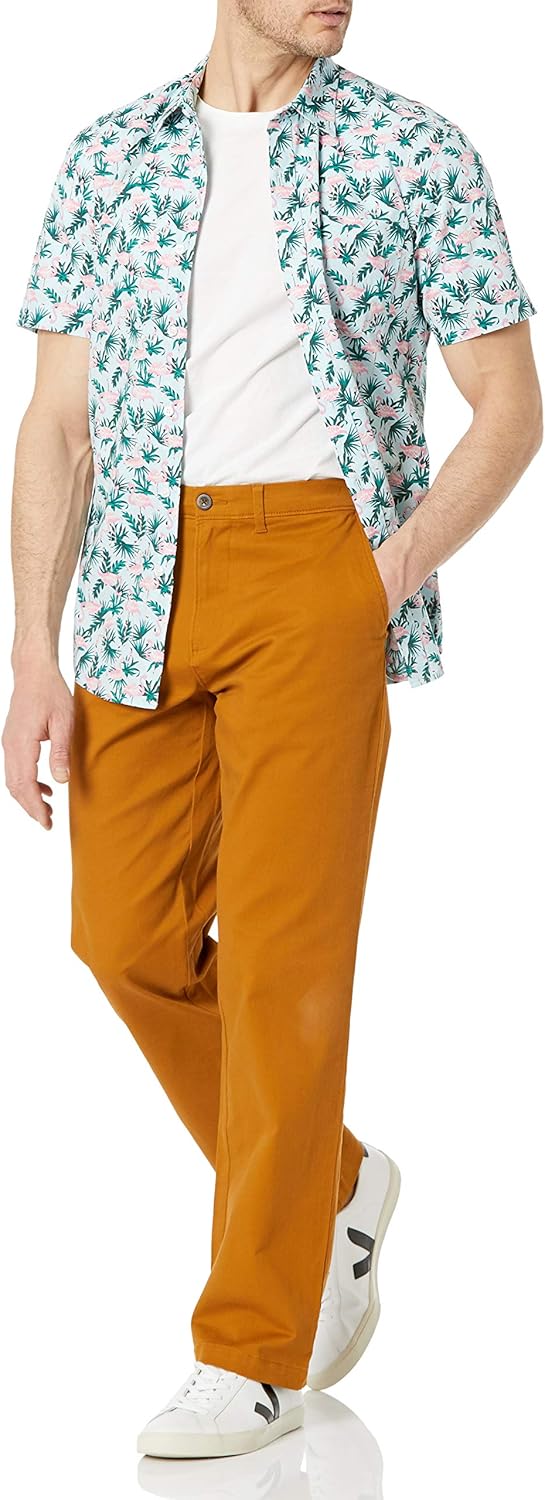 Amazon Essentials Slim-Fit Men's Short Sleeve Button Down Shirt - Image 4