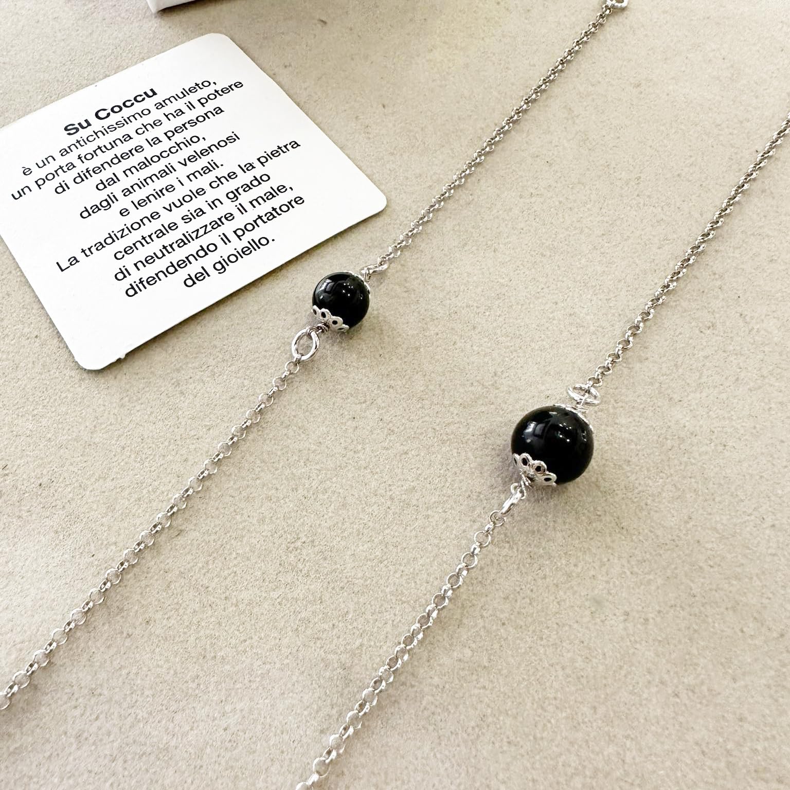 Bracciale Su Coccu Portafortuna in argento 925 made in italy Amuleto Sardo Donna Ragazza malocchi